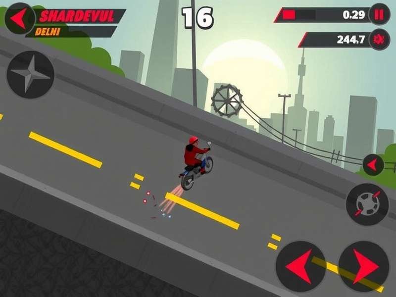 Daredevil Dash Delhi Gameplay Screenshot